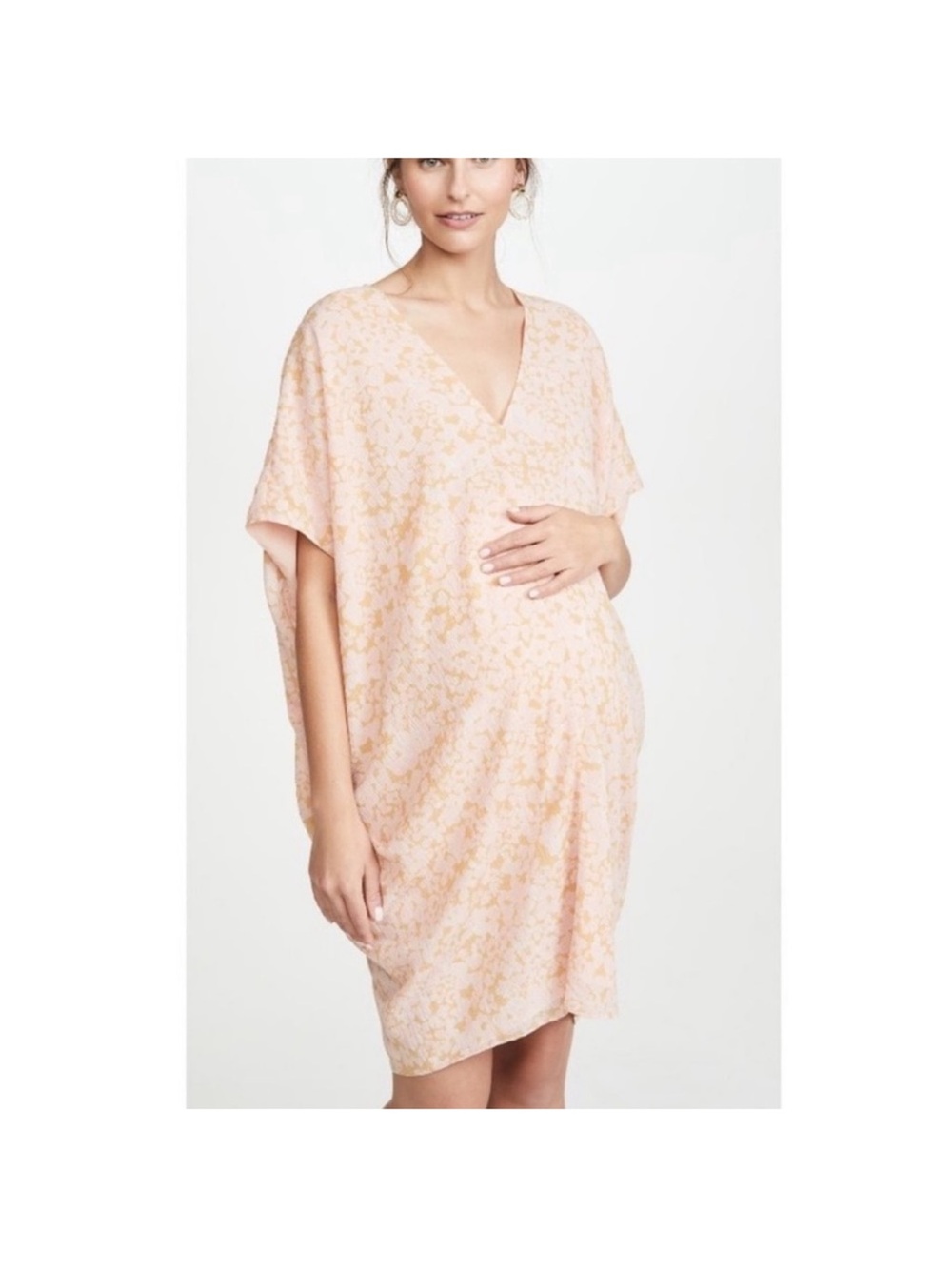 Hatch slouch maternity dress Petite One Size Silk Blend New with Tags